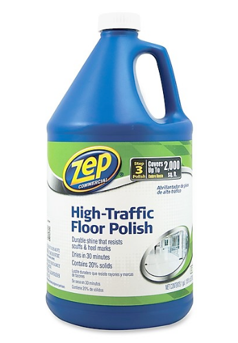 Floor Polish High Traffic Zep Step 3 Finish 1 Gallon 1